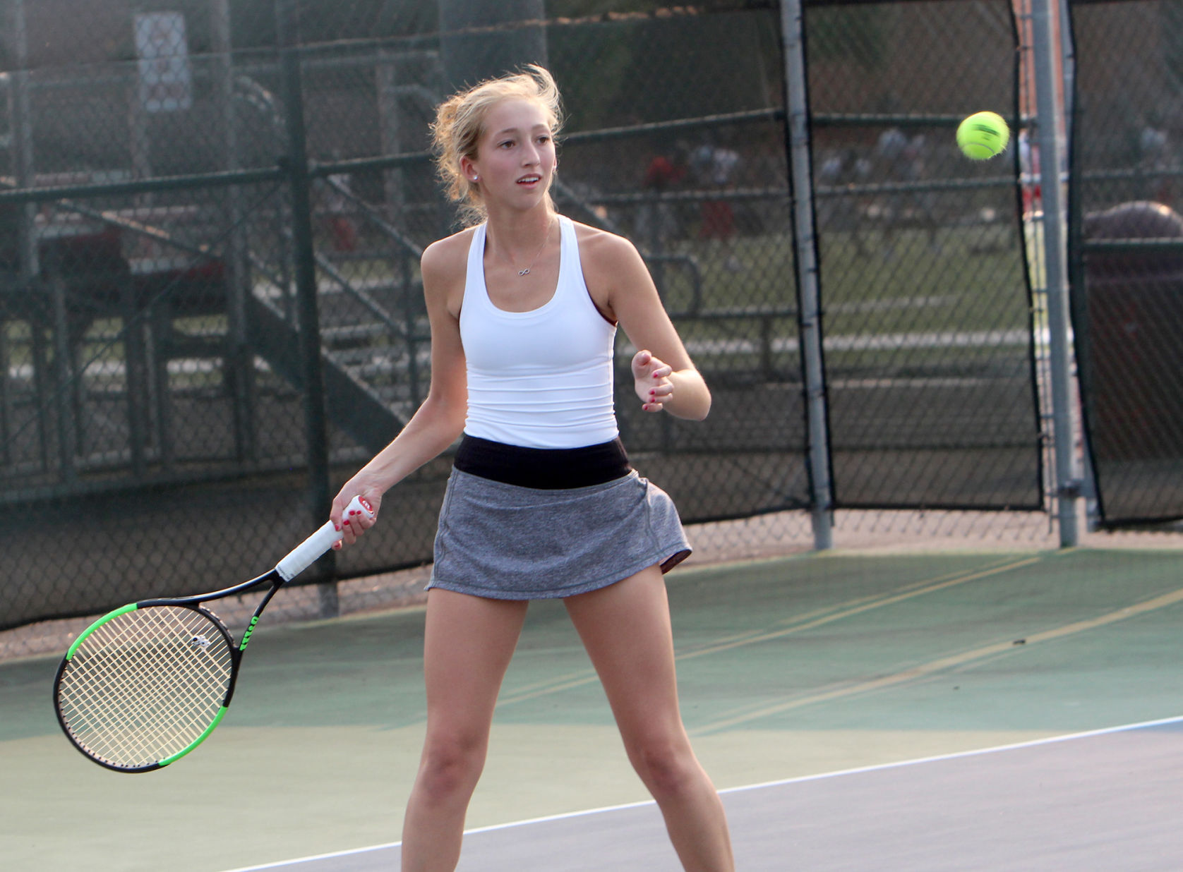 Menomonie at Chippewa Falls girls tennis 9-15-20